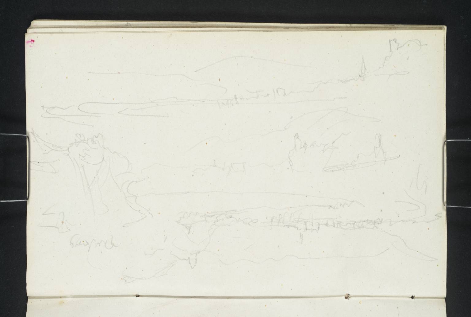 Three Sketches, One Probably Showing the Minneburg