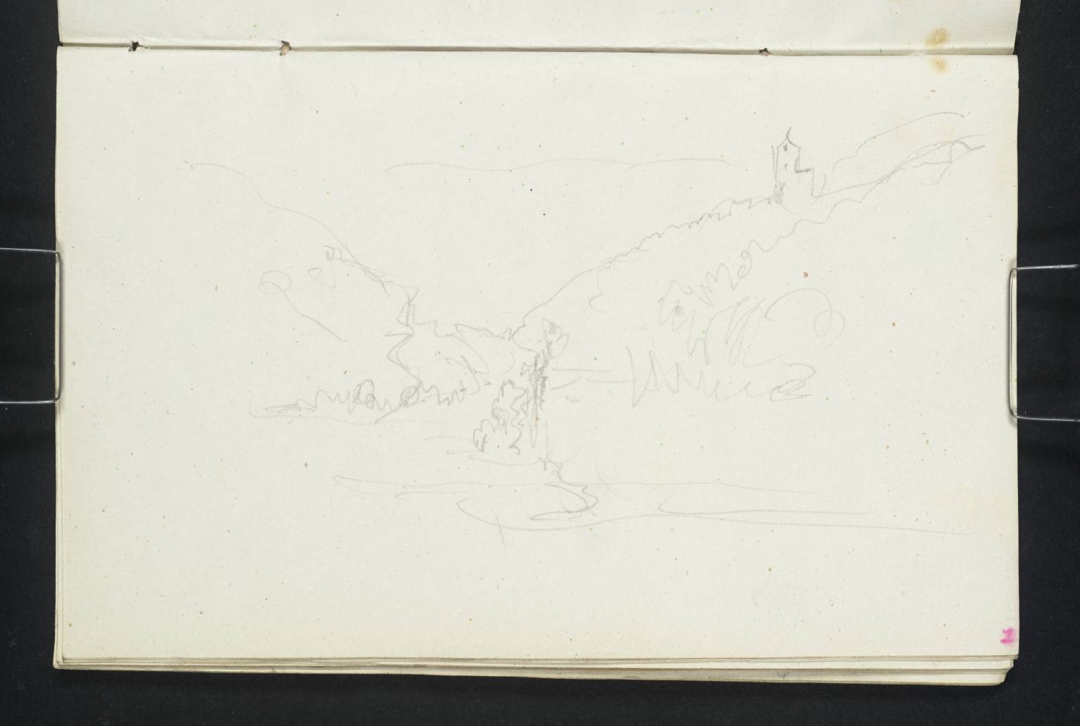 River Scenery: Wooded Hills