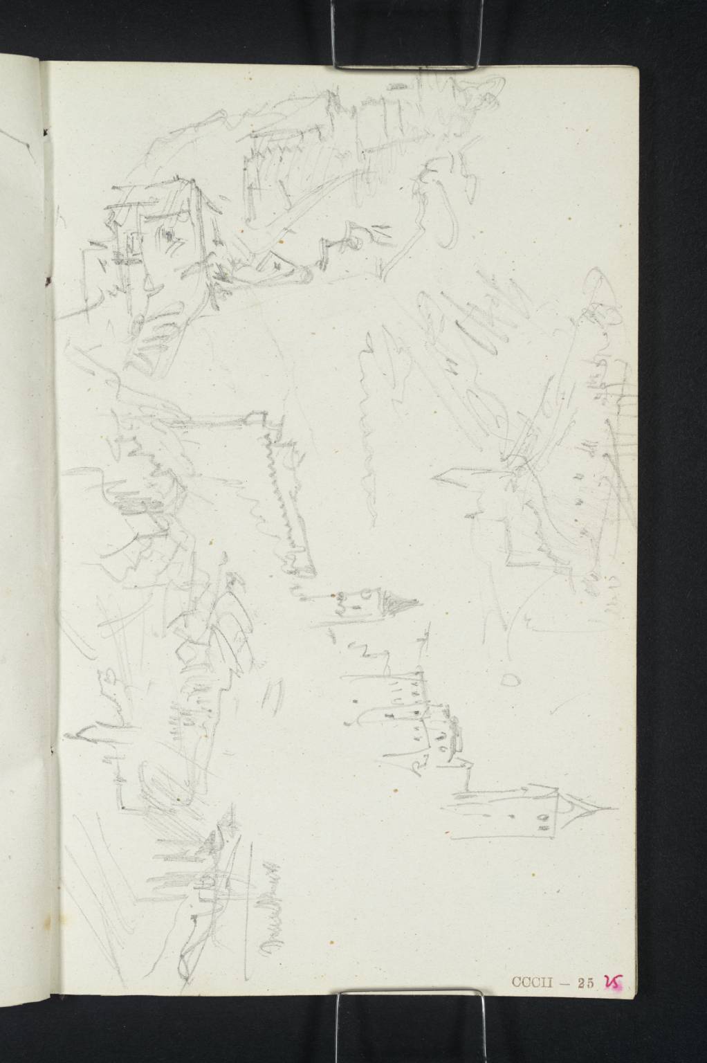 Four Sketches of Schloss Zwingenberg