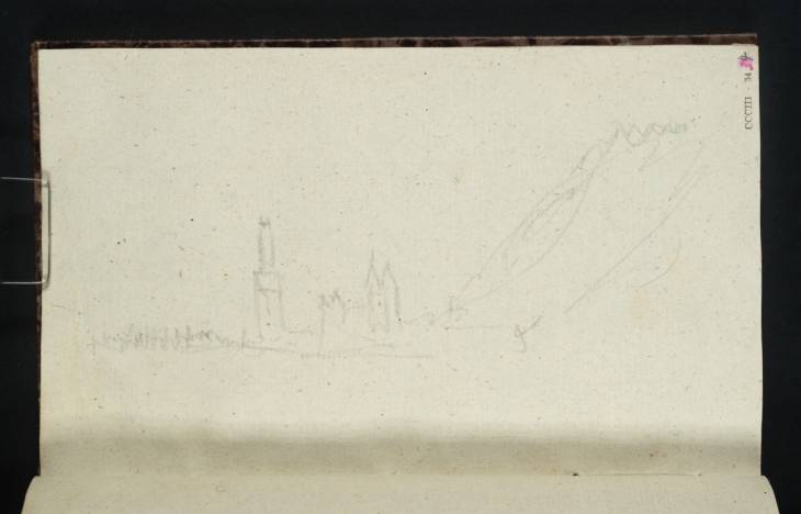 Joseph Mallord William Turner, ‘Andernach, Looking up the River Rhine’ 1840