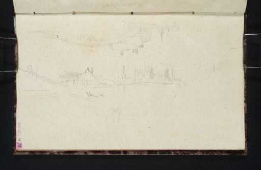 Joseph Mallord William Turner, ‘Würzburg and the Marienberg from the Banks of the River Main North of the City’ 1840