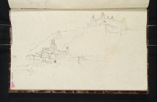 Joseph Mallord William Turner, ‘St Burkard's Church, the Käppele and Marienberg, Würzburg, across the River Main’ 1840