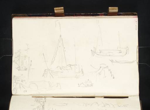 Joseph Mallord William Turner, ‘Buildings; Sketches of Boats’ 1835