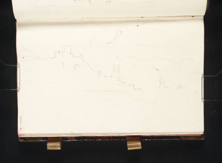 Joseph Mallord William Turner, ‘Burg Klopp, Bingen, the Mäuseturm and Burg Ehrenfels (in Two Instalments)’ 1835