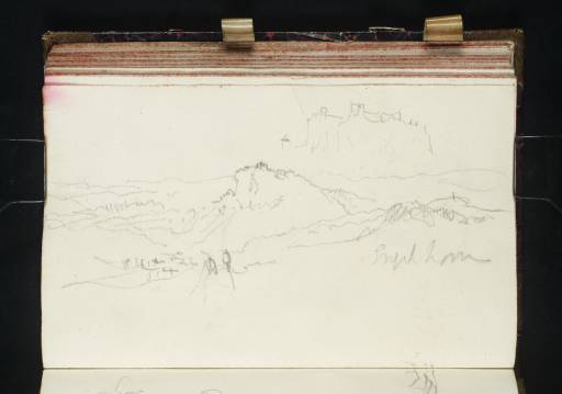 Joseph Mallord William Turner, ‘Landscape with Engelhaus Castle near Carlsbad’ 1835