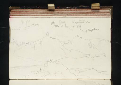 Joseph Mallord William Turner, ‘Sketches of Hartenstein Castle’ 1835
