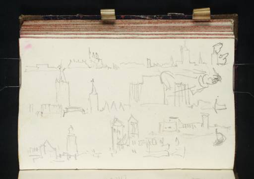 Joseph Mallord William Turner, ‘Three Sketches of Cologne from the Rhine: A Woman’ 1835