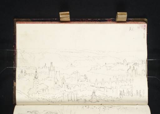 Joseph Mallord William Turner, ‘Prague: View of the Little Quarter and the Prospect down the Vltava’ 1835
