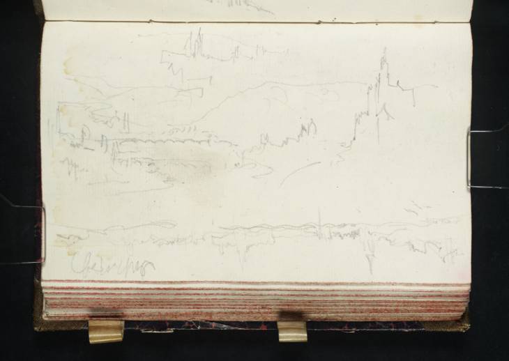 Joseph Mallord William Turner, ‘Prague; Distant View of Düsseldorf’ 1835