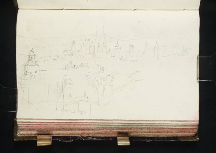 Joseph Mallord William Turner, ‘Prague: View down the Vltava and across to the Old Town’ 1835