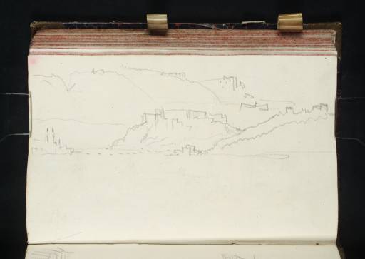 Joseph Mallord William Turner, ‘View up the Rhine to Ehrenbreitstein; View down the Rhine to Coblenz and Ehrenbreitstein, with the Bridge of Boats’ 1835