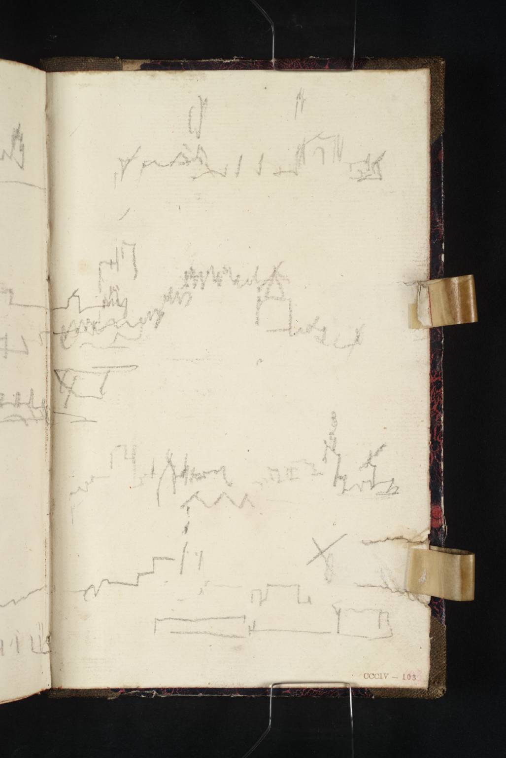 Sketches, Probably of Towns on the Lower Rhine