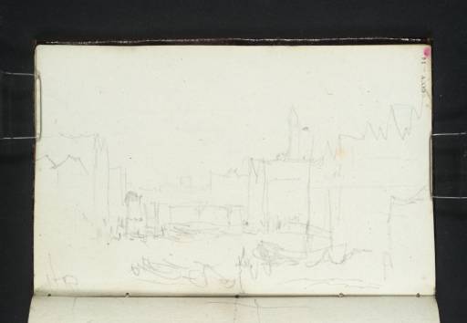 Joseph Mallord William Turner, ‘Hamburg: View on the Binnenhafen, with the Katharinenkirche’ 1835