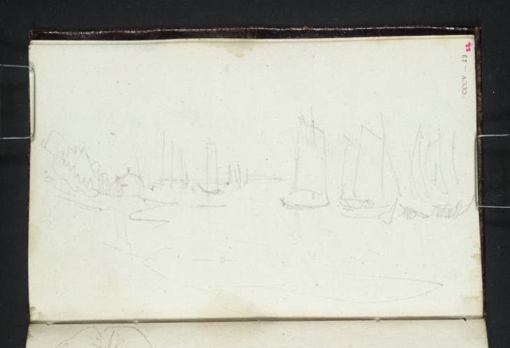 Joseph Mallord William Turner, ‘Hamburg: The Elbe Shore, with Boats’ 1835