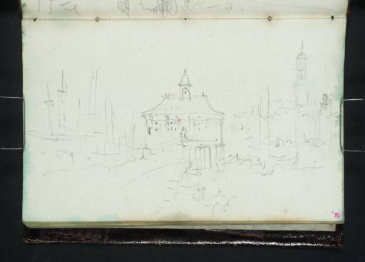 Joseph Mallord William Turner, ‘Hamburg: The Blockhaus, with the Spire of the Michaeliskirche beyond’ 1835