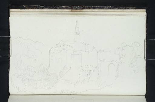Joseph Mallord William Turner, ‘Schloss Weesenstein from its Gardens’ 1835
