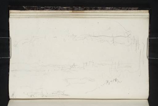 Joseph Mallord William Turner, ‘Three Sketches, the Second Showing a Distant View of Pirna’ 1835