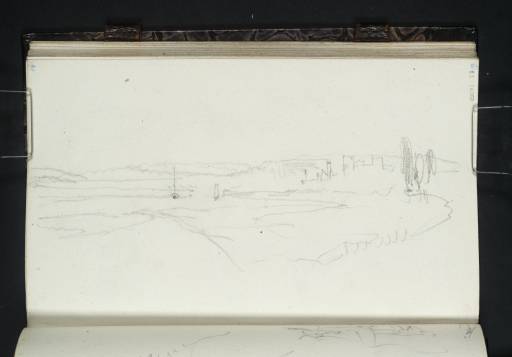 Joseph Mallord William Turner, ‘Distant View of Pirna from the Dresden Road’ 1835