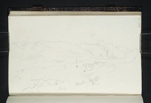 Joseph Mallord William Turner, ‘View up the Elbe to Schandau and the Schrammsteine; Version of the Same View’ 1835