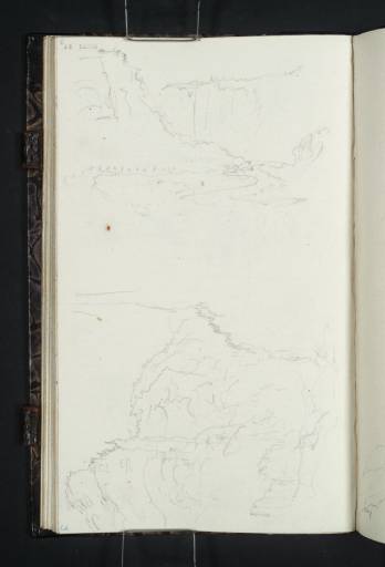 Joseph Mallord William Turner, ‘Gorge on the Elbe; Bend on the Elbe’ 1835