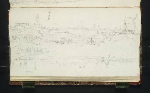 Joseph Mallord William Turner, ‘Berlin: The Kreuzberg and City Centre from a Distance (in Two Instalments)’ 1835