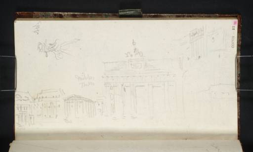 Joseph Mallord William Turner, ‘Berlin: The Brandenburg Gate from the Pariser Platz’ 1835