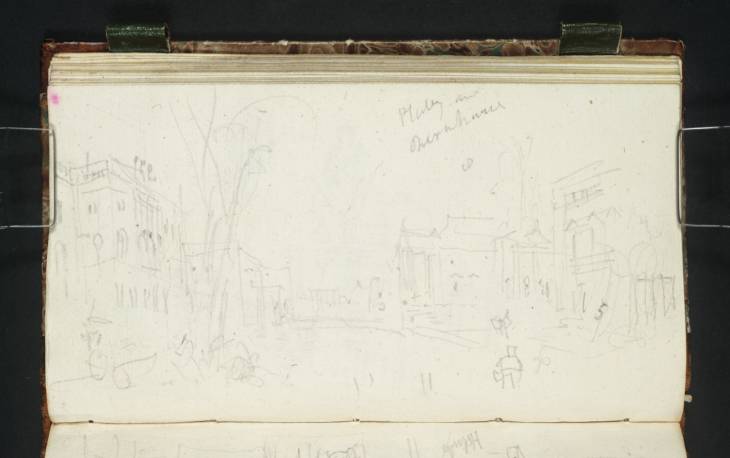 Joseph Mallord William Turner, ‘Berlin: View along Unter den Linden past the University (Left) and Opera (Right) to the Schlossplatz’ 1835