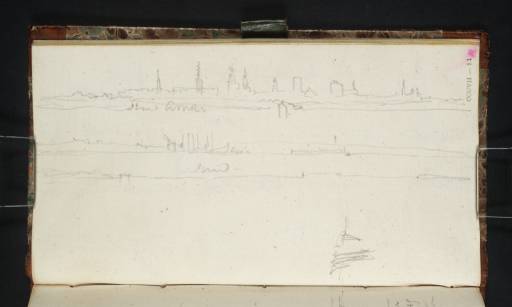 Joseph Mallord William Turner, ‘Copenhagen from the Sound and Nearby Coastline, in Three Instalments’ 1835
