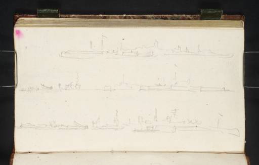 Joseph Mallord William Turner, ‘Three Sketches of Copenhagen from the Sound’ 1835