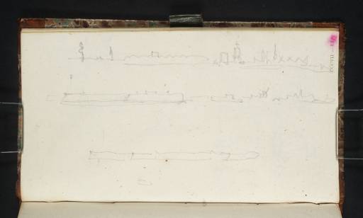 Joseph Mallord William Turner, ‘Copenhagen from the Sound; Copenhagen from the Sound and Trekroner; Trekroner’ 1835