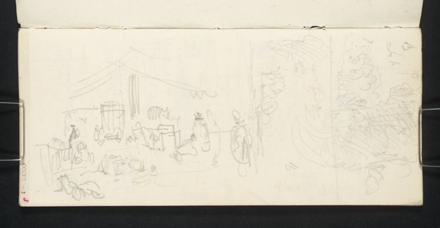 Groups of Figures, Clouds, Etc.