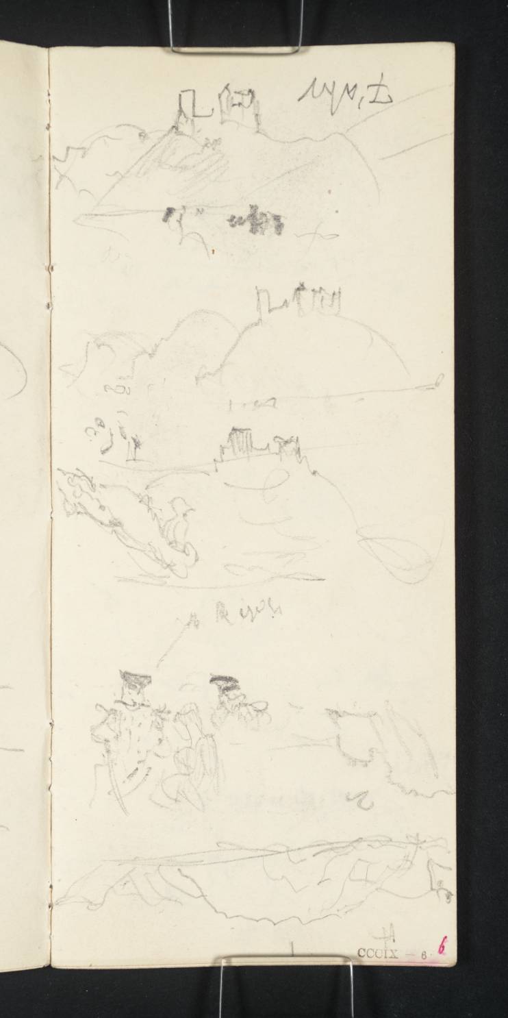 Castles on Rocks. Fahr [Turner]
