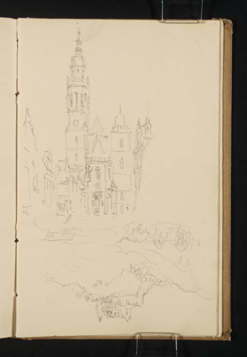 Joseph Mallord William Turner, ‘Schloss Callenberg, near Coburg, from the East; St Moriz's Church, Coburg, from Neugasse’ 1840