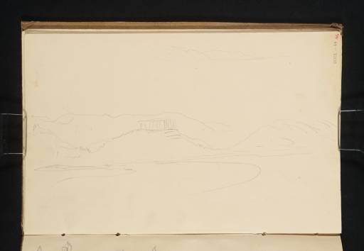 Joseph Mallord William Turner, ‘The Walhalla, at Donaustauf near Regensburg, from the River Danube’ 1840