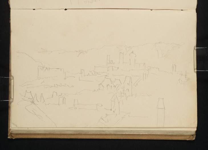 Joseph Mallord William Turner, ‘Passau, across the River Inn from the Mariahilfberg’ 1840