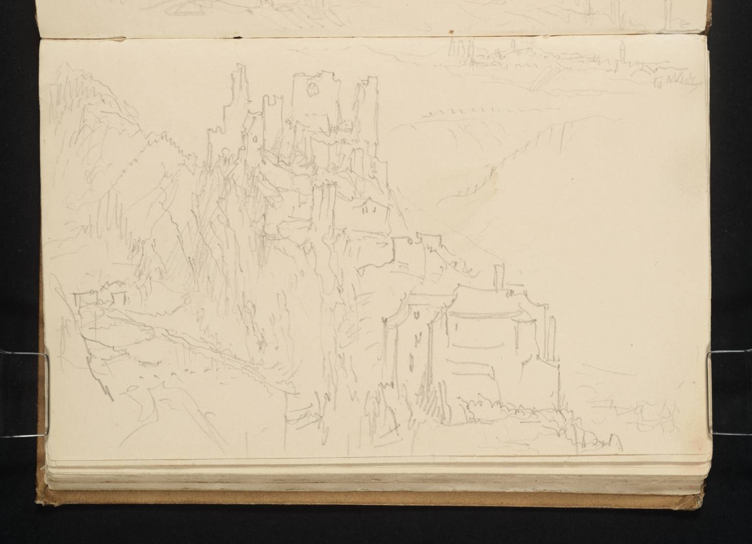 (1) Burg Hals and the Highest Houses in Hals from the Path over to Passau; (2) Distant View of Bamberg