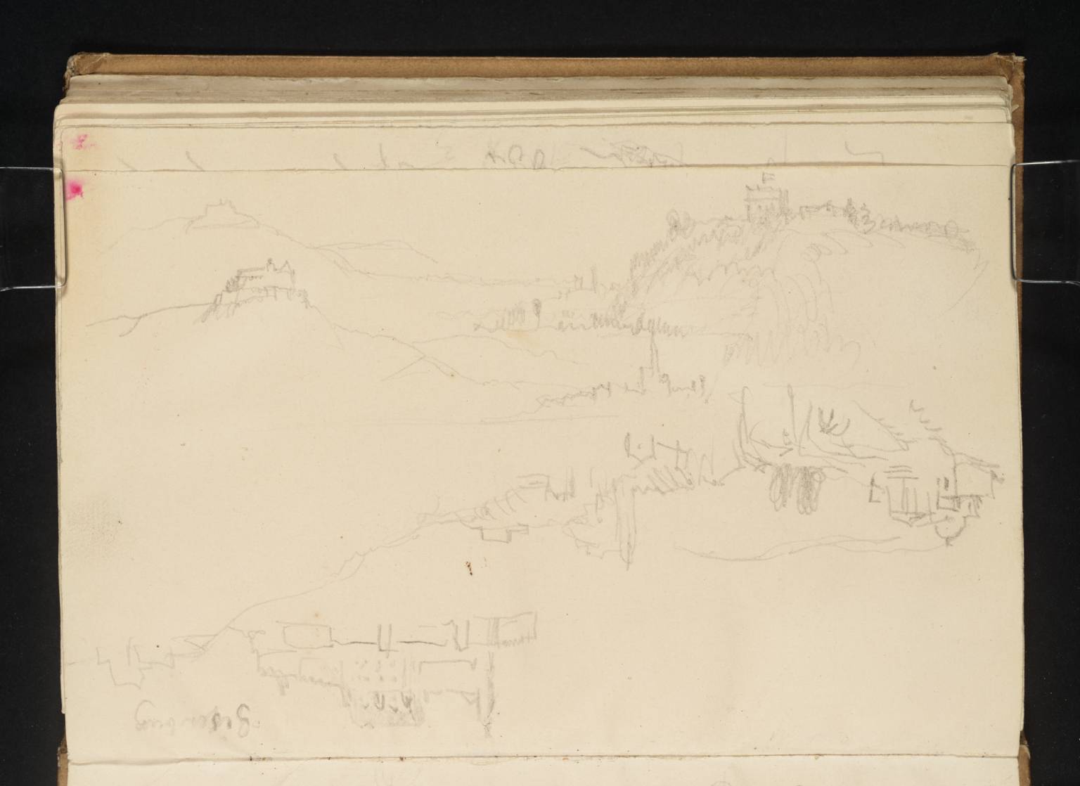 (1) Veste Coburg and Schloss Ernsthöhe (with Outlines of Town and Veste Coburg); (2) Landscape with Buildings Including a Domed Church; (3) Veste Coburg from the South