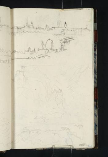 Joseph Mallord William Turner, ‘Two Views near Vienna; Sketches of Mountain Scenery’ 1833