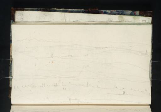 Joseph Mallord William Turner, ‘View over Vienna from above Grinzing (in Three Instalments)’ 1833