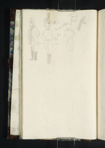 Joseph Mallord William Turner, ‘Austrian Soldiers, with Details of Costumes’ 1833