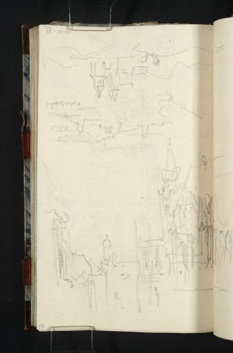 Joseph Mallord William Turner, ‘Vienna: The Cathedral from the South; Vöcklabruck’ 1833