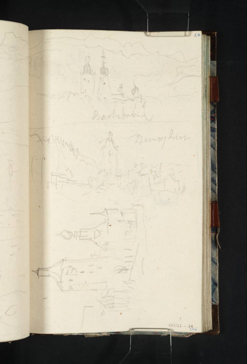 Three Sketches, the Last Showing Vöcklabruck