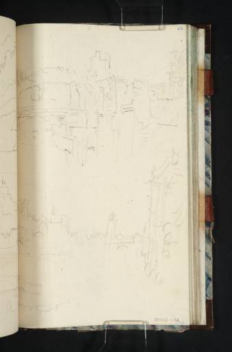 Joseph Mallord William Turner, ‘Buildings (Mostly at Verona) and Mountains’ 1833