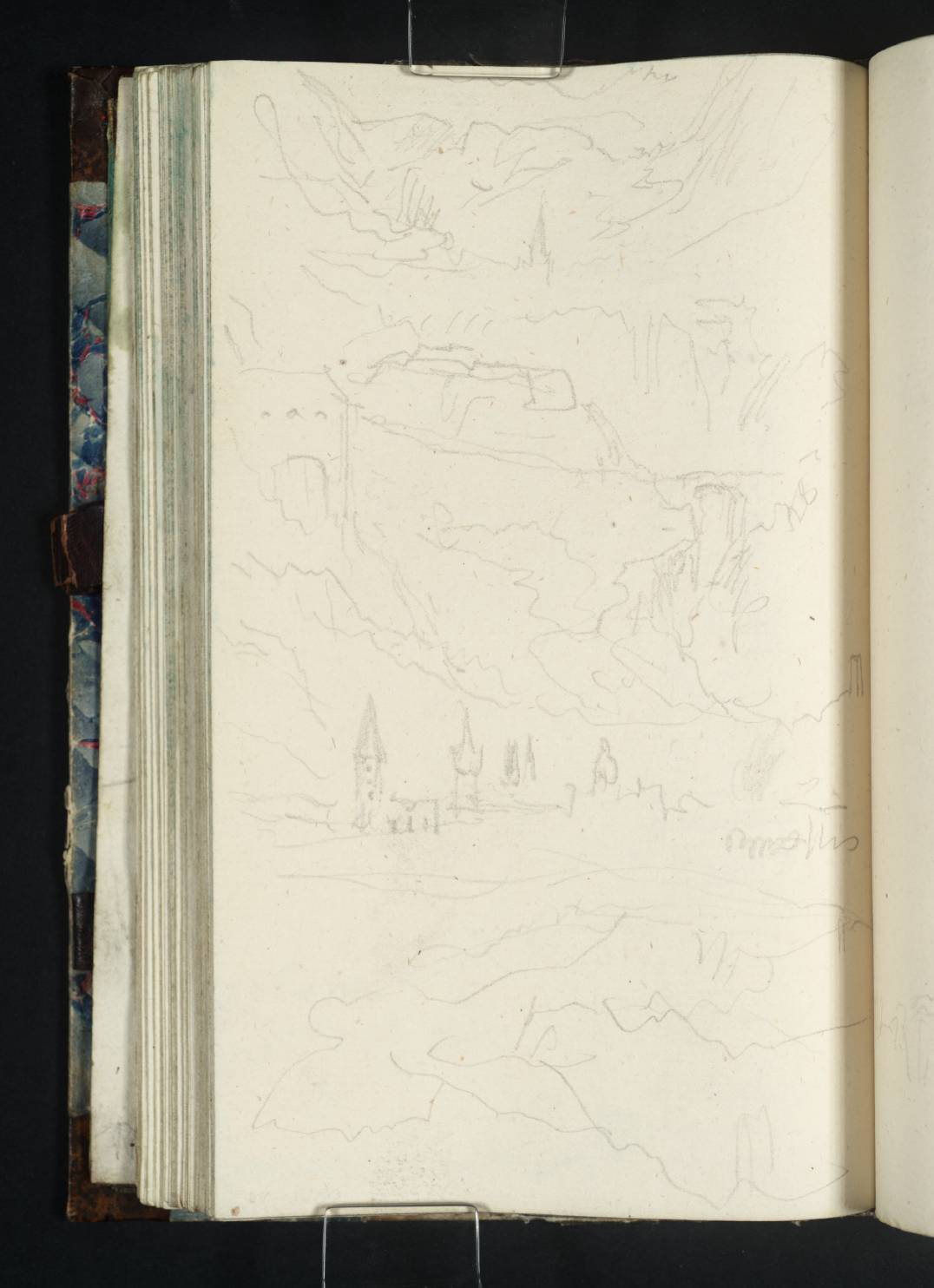 Mountain Scenery and Buildings