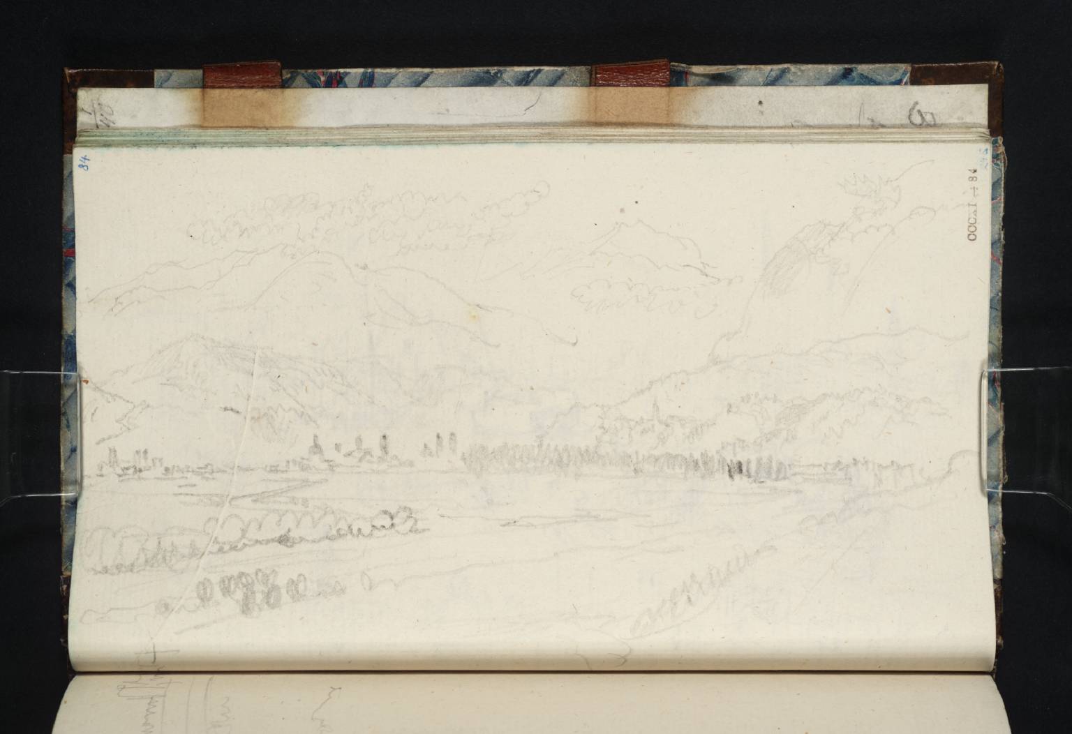 Mountains, Valley and Town (?Verona)