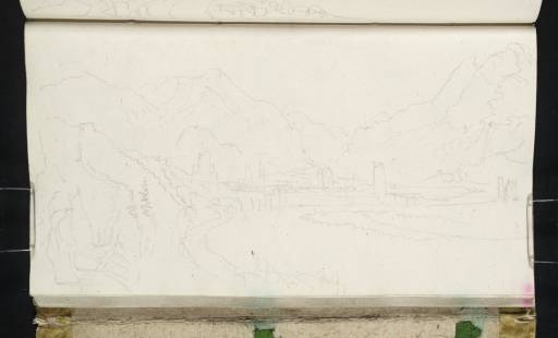 Joseph Mallord William Turner, ‘An Alpine Mountain Valley; Trento from the North, with the Castello del Buonconsiglio above the Former Course of the River Adige (Etsch)’ 1833
