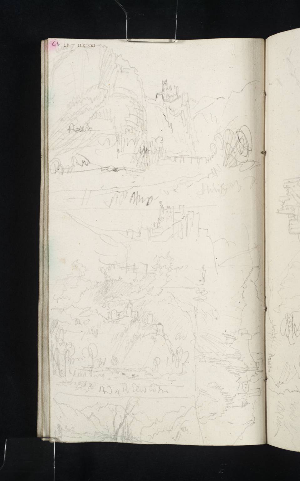 Valley with Castles on Mountains