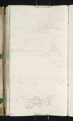 Joseph Mallord William Turner, ‘Views around Bolzano (Bozen) from the Adige, Isarco and Talvera (Etsch, Eisack and Talfer) Valleys, with Castel Firmiano (Schloss Sigmundskron) and Castel Mareccio (Schloss Maretsch)’ 1833