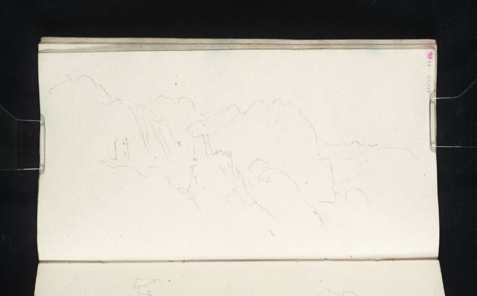 Mountains, with Ruined Castle