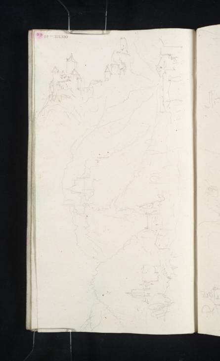 Joseph Mallord William Turner, ‘Views of Castel Trostburg, above Ponte Gardena (Waidbruck)’ 1833
